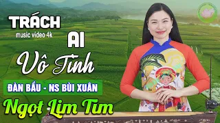 TRÁCH AI VÔ TÌNH - ĐÀN BẦU NS BÙI XUÂN➤HÒA TẤU KHÔNG LỜI NHẠC ĐÀN BẦU CỰC HAY, SAY ĐẮM CON TIM