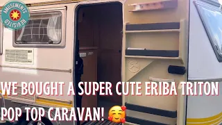 We bought a cute Eriba Triton 430 caravan! 😍