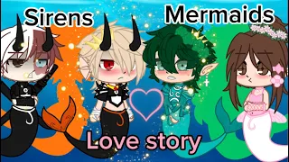 Part two The mermaid prince and siren prince (💚bkdk🧡)