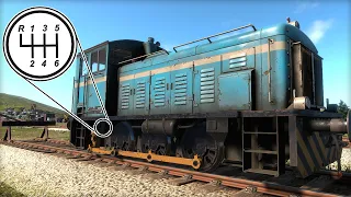 This Train Engine Has a MANUAL Transmission! (NOOB vs PRO Derail Valley)