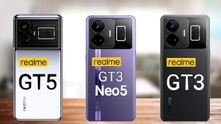 Realme GT5 vs Realme GT Neo5 vs Realme GT3 Full Review