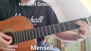 Herbert Grönemeyer - Mensch | Gitarren-Tutorial #gitarrenunterricht #herbertgrönemeyer #mensch