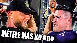 KIM ANGEL LO VUELVE A HACER PERO CON JORGE TABET ENTRENANDO HOMBROS - REACCIÓN - Victor Valdivia