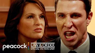 Olivia's Humiliating Testimony Continues At The Hands Of Her Attacker | Law & Order SVU