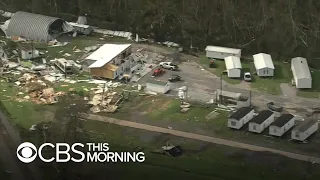 Louisiana communities left reeling without power and water after Ida pummels state