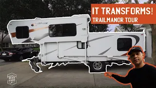 One of the COOLEST RV's You've EVER SEEN! Trailmanor 2720 Setup and Tour