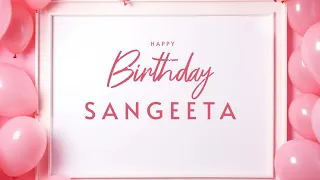 Sangeeta Happy Birthday | Birthday Songs with name | Birthday Reel | Janamdin | #Ad4beloved