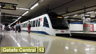 Metro de Madrid : Getafe Central L12 ( Serie 8400 - 8000 )