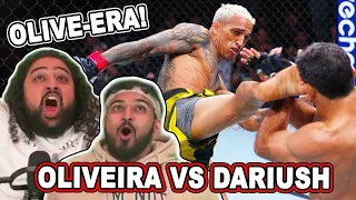 EPIC RETURN! Charles Oliveira vs Beneil Dariush REACTION