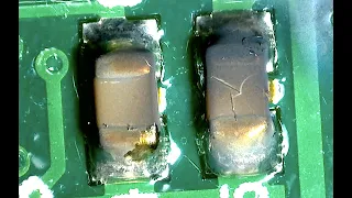 Repairing damaged or burned pads on a circuit board