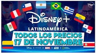 DISNEY PLUS | TODOS LOS PRECIOS EN LATINOAMÉRICA