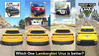 Lamborghini Urus Car Simulator 2, Car Parking Multiplayer, Ultimate Offroad Simulator, GTA 5