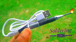 How to make Soldering iron at home using Pencil  soldering iron 
