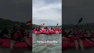 Tubing in River Nile Uganda #travel