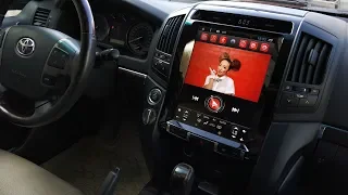 Tesla Style Android-магнитола для Toyota Land Cruiser 200