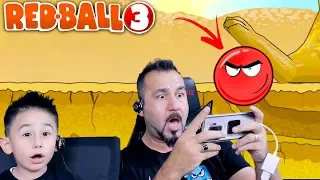 BEN HİLE YAPTIM EGEMEN KAAN ŞOK OLDU! | REDBALL 3 KIRMIZI TOP OYNUYORUZ