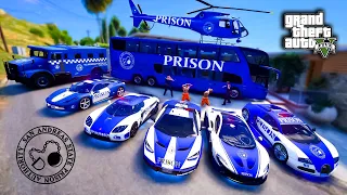 Stealing SECRET PRISON CARS in GTA 5!