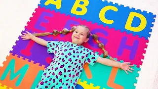 ABC Song - Belajar Bahasa Inggris Alphabet Untuk Anak - Anak Dengan Diana