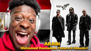 Mohamed Ramadan, Future & Massari - ARABI (Official Music Video) 🇪🇬❤️ - عربي REACTION