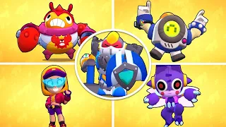 Brawl Stars - All New Skins Winning & Losing Pose + Voice