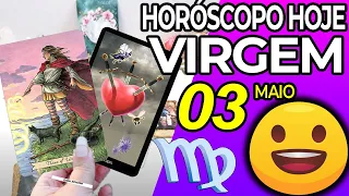 PREPARE-SE❗UMA GRANDE SURPRESA PARA VOCÊ😃 Virgem ♍ 3 Maio 2024 | Horoscopo do dia de hoje ♍ Tarot