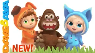 😎 Down in the Jungle | New Nursery Rhymes from Dave and Ava 😎