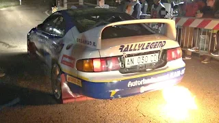 16° Rally Legend 2018 - Rally Cars Starts, Anti-Lag, Flames & Launch Controls by NIGHT!
