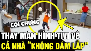 MUA TIVI VỀ NHÀ nhưng không dám lắp, ông bố ĐĂNG VIDEO làm ai cũng HIỂU NGUYÊN DO | Tin Nhanh 3 Phút