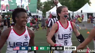 2023 IFAF Women's Gold Medal Game - USA 26 vs MEX 21