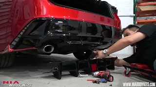 How to Install NIA | Lexus IS 2021-23 NIA Rear Diffuser