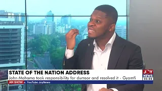 State of The Nation Address: The economy was in a mess before COVID-19 hit - Sammy Gyamfi