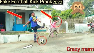 Fake Football Kick Prank !! Football Scary Prank Gone Wrong Reaction Kick Prank in |By Razu prank tv