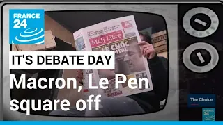It's debate day: Macron, Le Pen square off for decisive television event • FRANCE 24 English