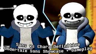 NEW VERY COOL UNDERRATED SvC GAME! Sans vs Chara: Definitive Undertale Sans Showcase + Gameplay