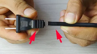 Pocos conocen esta técnica para repara enchufe cuando esta quebrado