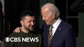 Biden welcomes Ukrainian President Volodymyr Zelenskyy to White House | full video