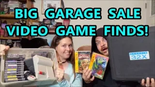 $1 NES Top Loader System! BIG Garage Sale Game Finds! l Scottsquatch