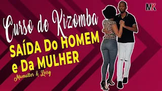 CURSO DE KIZOMBA - Saída do Homem com a saída da mulher