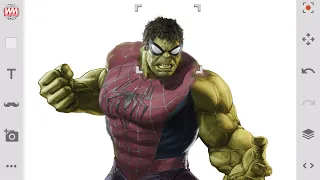 Hulk 2 + Spider Man | Fusion Art | Marvel Superheroes Fan Art