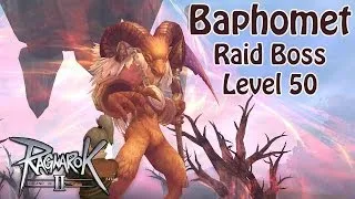 Ragnarok Online 2 - Baphomet  (Raid Boss Lv50) Knight Offtank [1080p Gameplay]