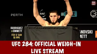 UFC 284: Makhachev vs. Volkanovski Official weigh ins Live Stream