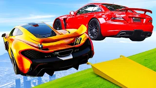 СПУСК БЕЗ ТОРМОЗОВ, СМОЖЕТ ЛИ MCLAREN SENNA УЕХАТЬ ДАЛЬШЕ, ЧЕМ ZENVO И PAGANI? ГТА 5 МОДЫ!