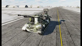 2 SU-25 attack 2 Gepard Flak Panzer