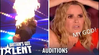 Jonathan Goodwin: Man Sets Himself On FIRE And Leaves Judges SPEECHLESS! Britain's Got Talent 2019