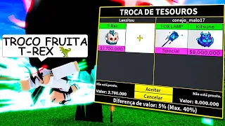 O Que as Pessoas Oferecem Pela Fruta T-Rex no Blox Fruits