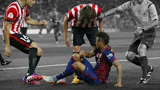 Neymar annoys Bilbao players with rainbow