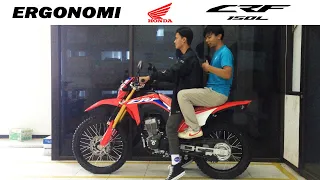 SUITABLE FOR NORMAL HIGH POSTURE INDONESIAN PEOPLE | Ergonomics Honda CRF150L 2021