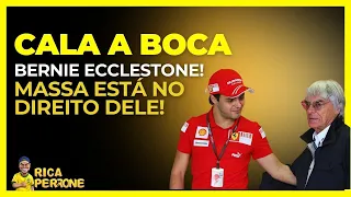 Bernie Ecclestone fala que Massa quer dinheiro