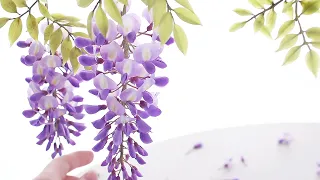 DIY How To Make Clay Wisteria Flower