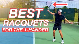 Best Racquets for the One-Handed Backhand